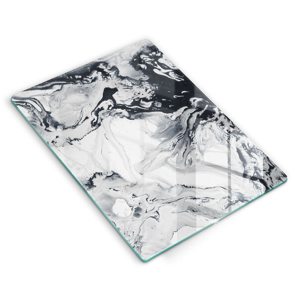 Skleněná deska do kuchyně Inkoustová abstrakce