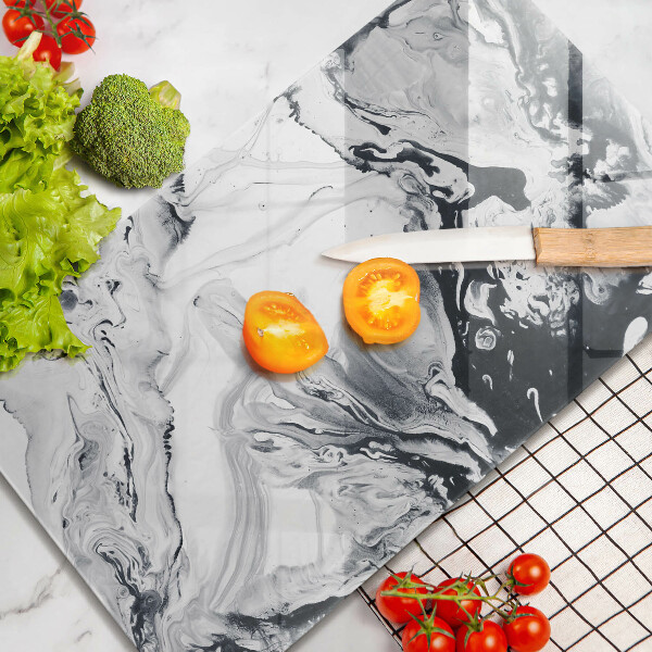 Skleněná deska do kuchyně Inkoustová abstrakce