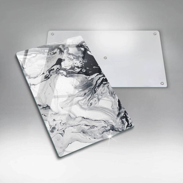 Skleněná deska do kuchyně Inkoustová abstrakce