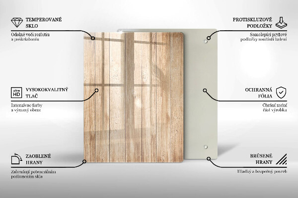 Skleněná krájecí deska Dekorativní kamenina