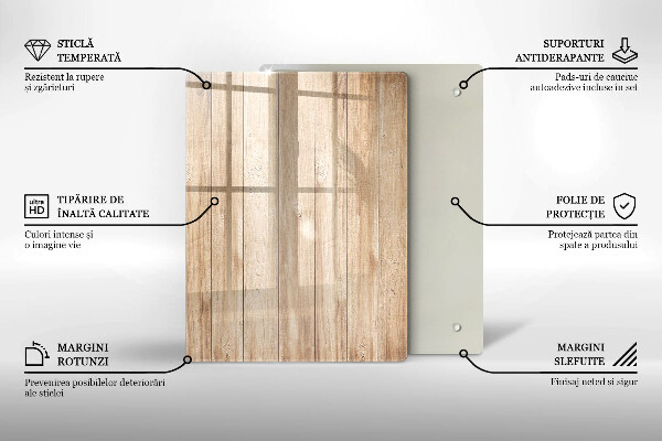 Skleněná krájecí deska Dekorativní kamenina