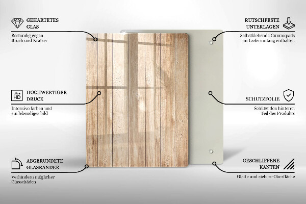Skleněná krájecí deska Dekorativní kamenina
