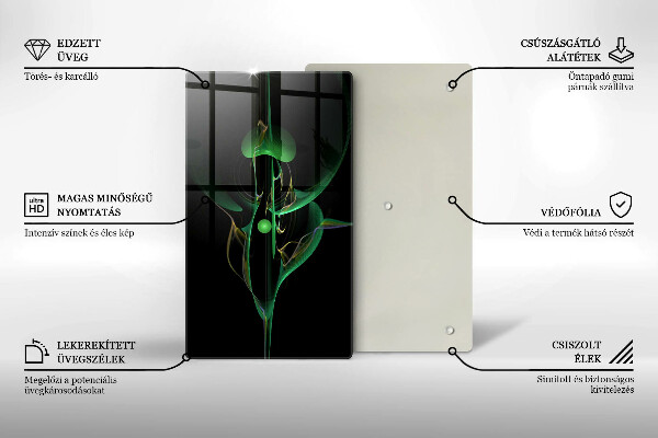 Skleněná deska do kuchyně Moderní abstrakce