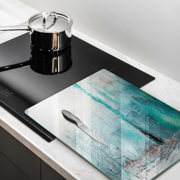 Skleněná deska do kuchyně Malování abstrakce pozadí