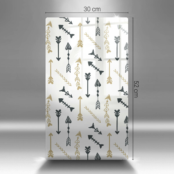 Skleněná deska do kuchyně Vzor boho šipky