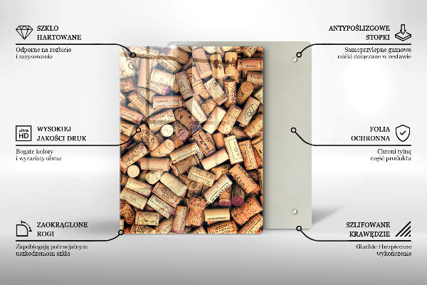 Skleněná deska do kuchyně Lžíce s kořením