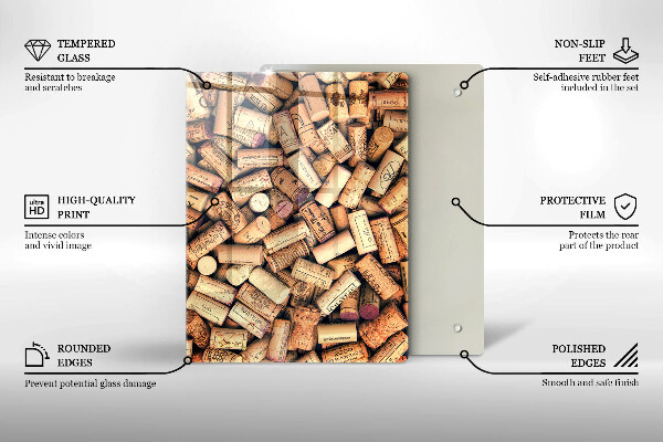 Skleněná deska do kuchyně Lžíce s kořením