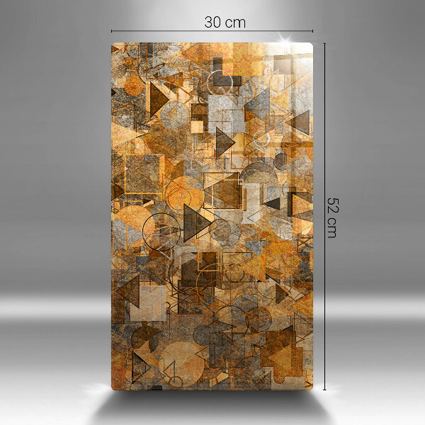 Skleněná deska do kuchyně Vzor bezešvé geometrických obrazců