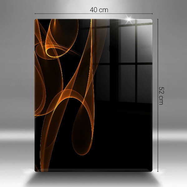 Skleněná deska do kuchyně Abstraktní linie