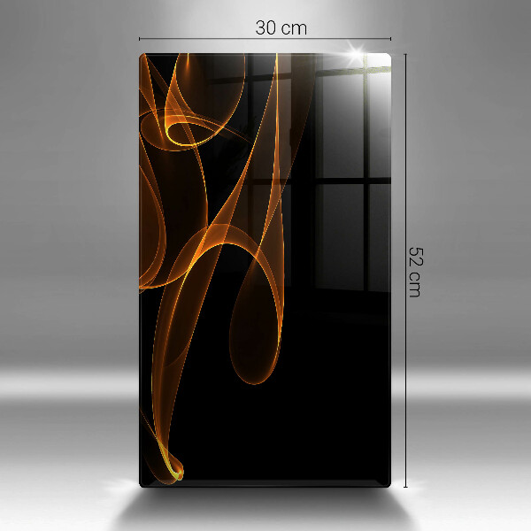 Skleněná deska do kuchyně Abstraktní linie