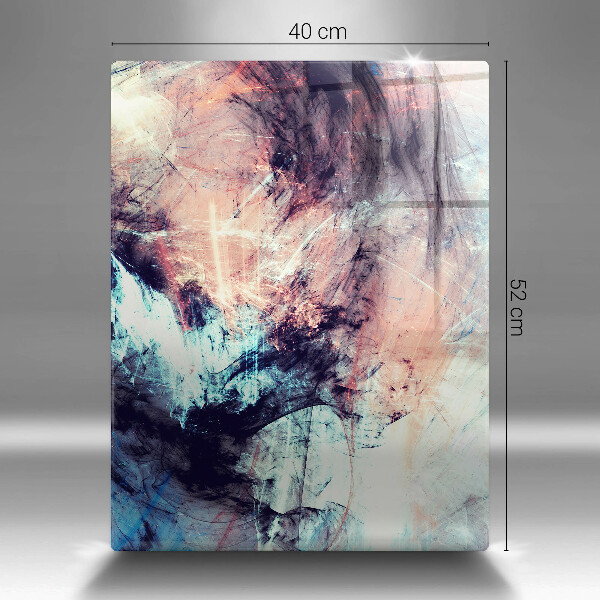 Skleněná deska do kuchyně Malovaná abstrakce