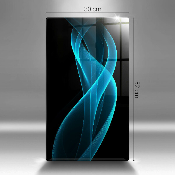 Skleněná deska do kuchyně Modrá abstrakce