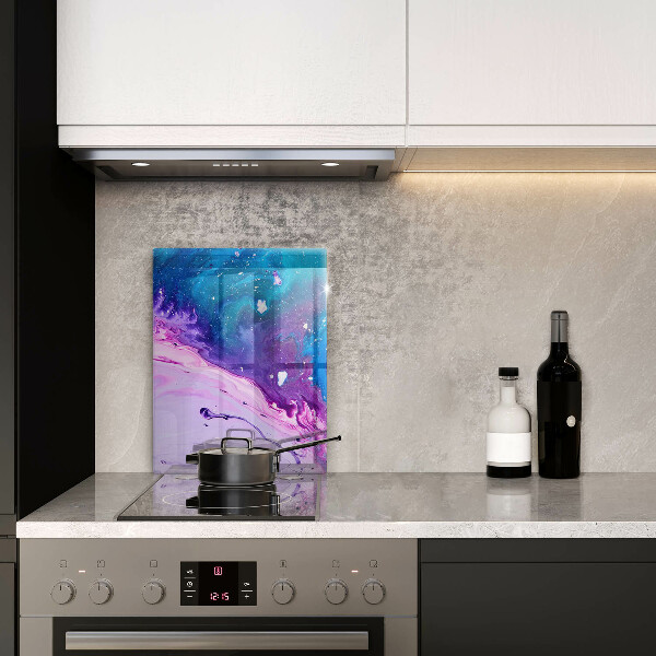 Skleněná deska do kuchyně Abstrakce inkousty