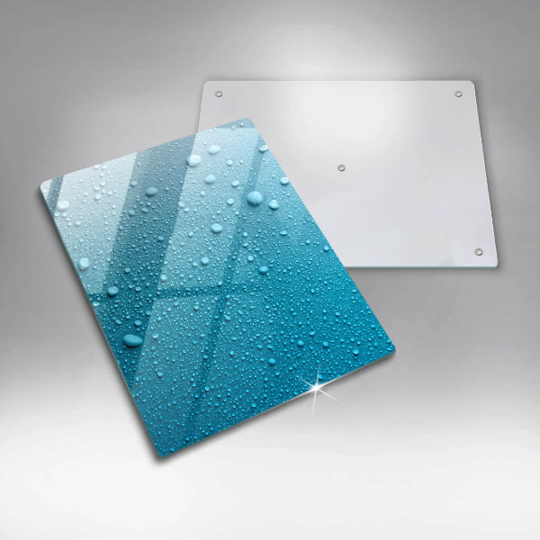 Skleněná deska do kuchyně Kapky vody