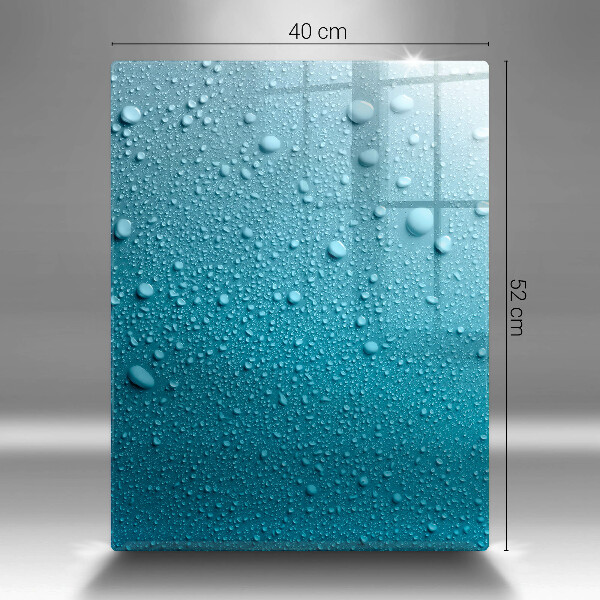 Skleněná deska do kuchyně Kapky vody