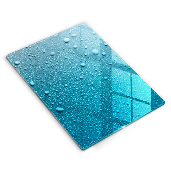 Skleněná deska do kuchyně Kapky vody