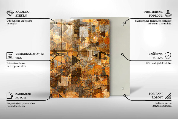 Skleněná deska do kuchyně Kapky vody