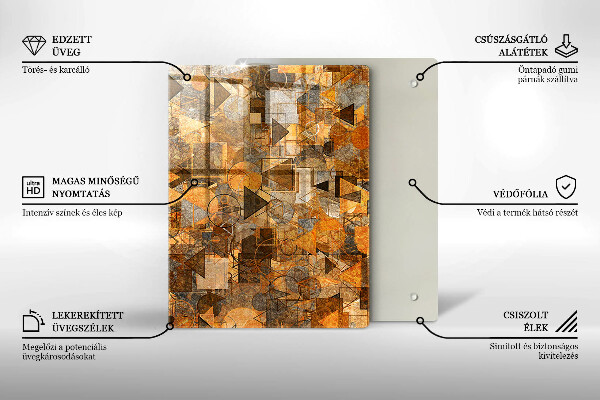 Skleněná deska do kuchyně Kapky vody