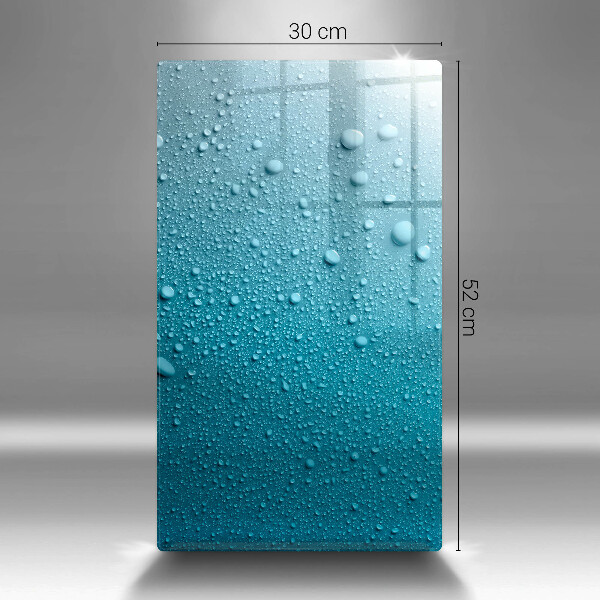 Skleněná deska do kuchyně Kapky vody