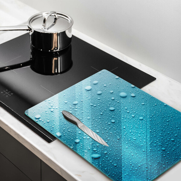 Skleněná deska do kuchyně Kapky vody