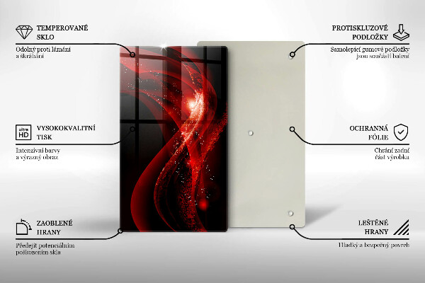 Skleněná deska do kuchyně Moderní abstrakce