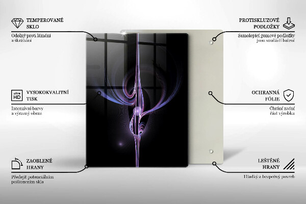 Skleněná deska do kuchyně Moderní abstrakce