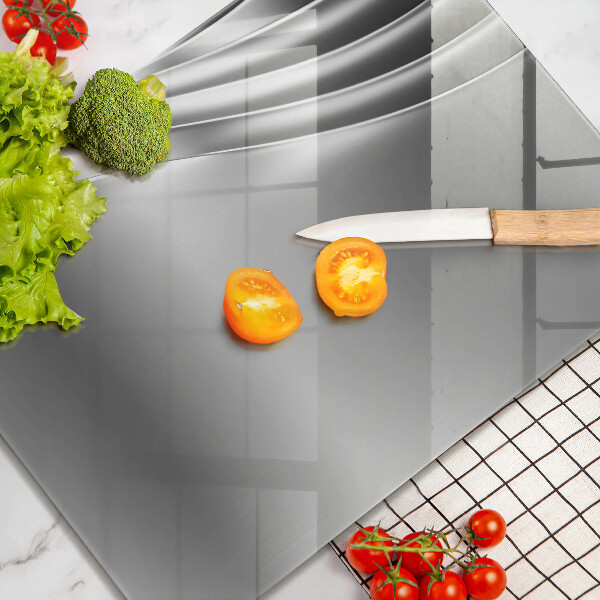 Skleněná krájecí deska Kovová konstrukce