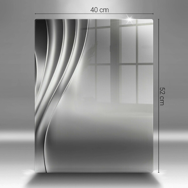 Skleněná krájecí deska Kovová konstrukce