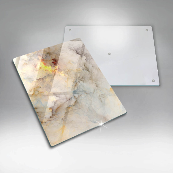 Skleněná krájecí deska Textura mramoru se zlatem