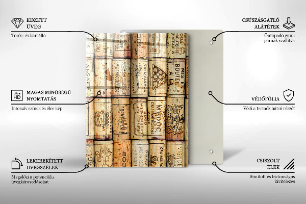 Skleněná deska do kuchyně Měkké linie abstrakce