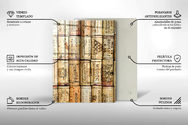 Skleněná deska do kuchyně Měkké linie abstrakce