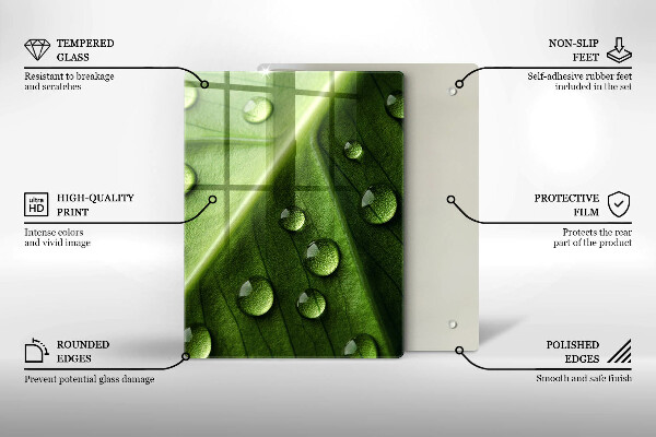 Skleněná deska do kuchyně Dekorativní dlaždice