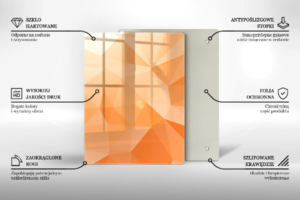 Skleněná krájecí deska Námořnická modrá abstrakce