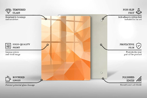 Skleněná krájecí deska Námořnická modrá abstrakce