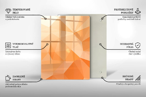 Skleněná krájecí deska Námořnická modrá abstrakce