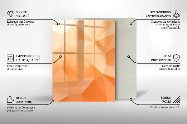Skleněná krájecí deska Námořnická modrá abstrakce