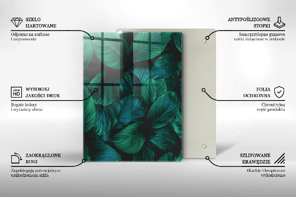 Skleněná krájecí deska Textura se zlatem