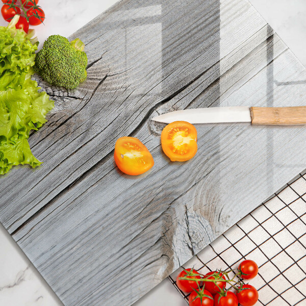 Skleněná krájecí deska Světlá struktura dřeva