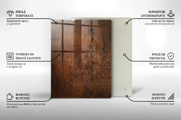 Skleněná krájecí deska Vánoční dekorace