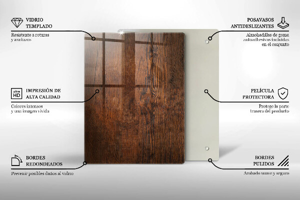 Skleněná krájecí deska Vánoční dekorace