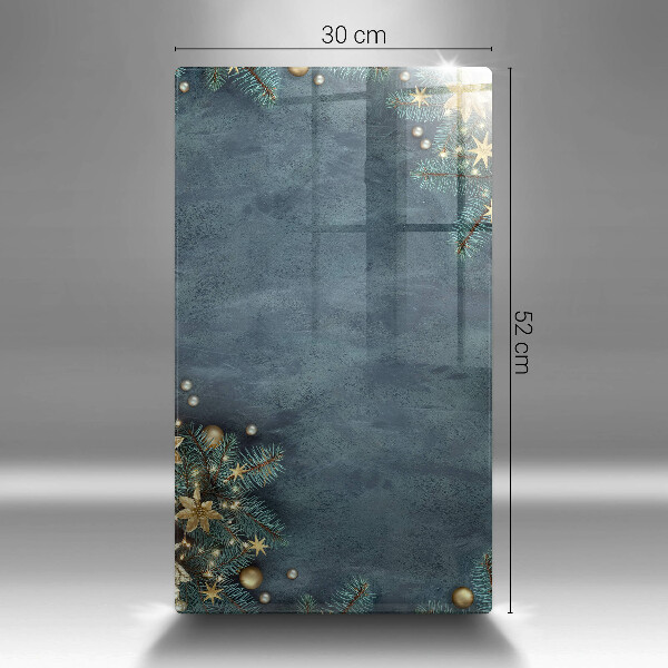 Skleněná krájecí deska Vánoční dekorace