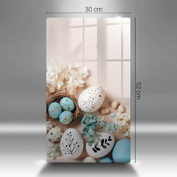 Skleněná krájecí deska Velikonoční dekorace