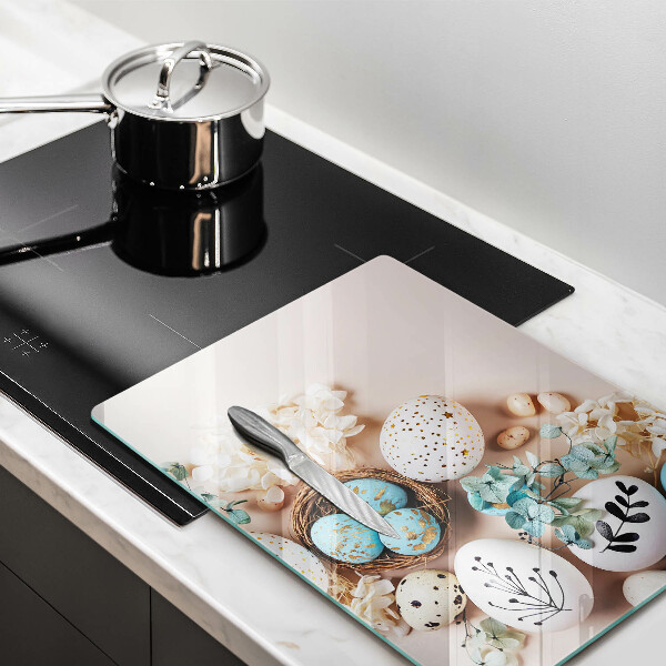 Skleněná krájecí deska Velikonoční dekorace