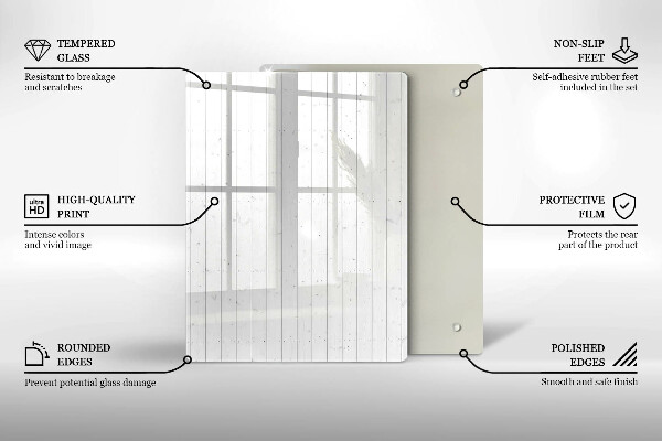 Skleněná krájecí deska Sváteční ovoce