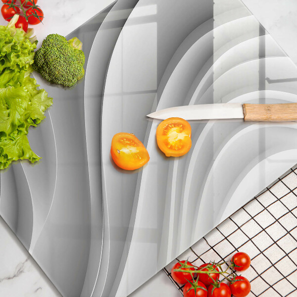 Skleněná deska do kuchyně Geometrické čáry