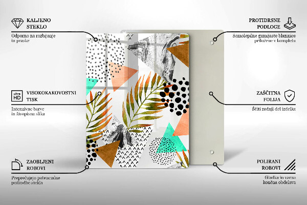 Skleněná deska do kuchyně Modrý a zlatý mramor