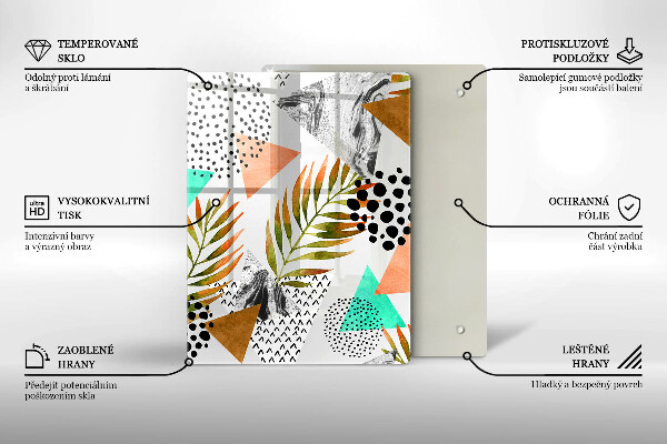 Skleněná deska do kuchyně Modrý a zlatý mramor