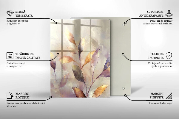 Skleněná deska do kuchyně Zelenina na stole