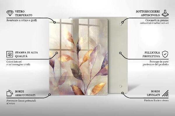 Skleněná deska do kuchyně Zelenina na stole