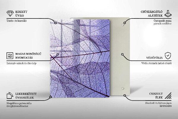 Skleněná deska do kuchyně Zelenina a koření